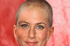 aniston jennifer bald fake head shaved nose her viral goes she had believe fans led job foxnews