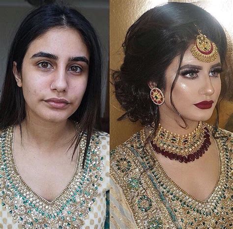 You can't go wrong with a crown. Pakistani Bride on Instagram: "Stunning before & after 😍😍😍 ...