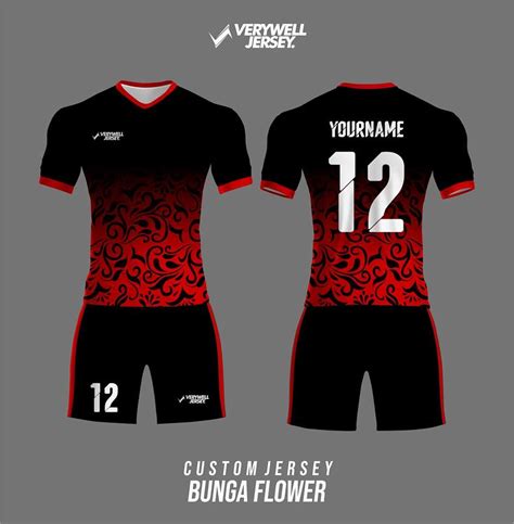 Desain baju futsal terbaik di dunia. Desain Baju Futsal Bunga | Klopdesain