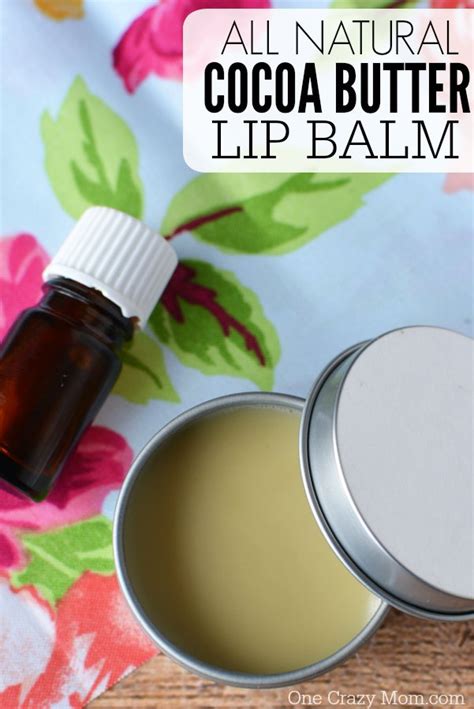 It has sugar, milk, cocoa butter, vanilla, and more. All Natural Cocoa Butter Lip Balm - How to make Homemade ...