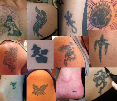 How long do tattoos take? A montage of small tattoos and how they have aged. : tattoos