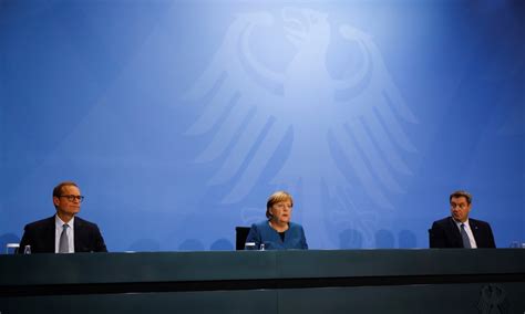 Die fünf aus den östlichen besatzungszonen waren schon nicht mehr dabei. Merkel, Söder und Müller schwören Menschen auf November ...