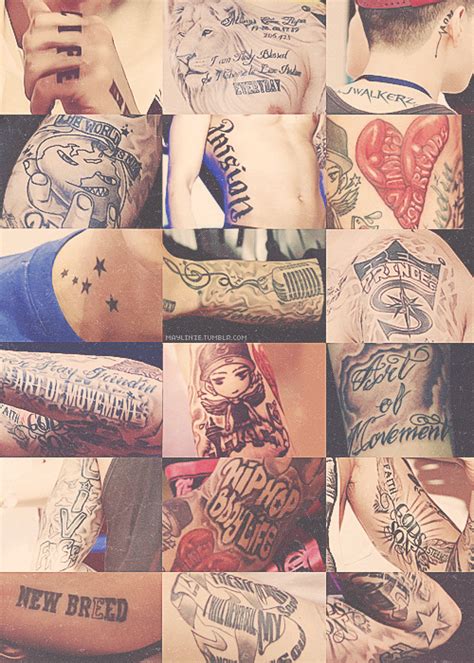 Stars who expressed their love for fans through tattoos soompi. Jay Park's Tattoos - Fishlikes