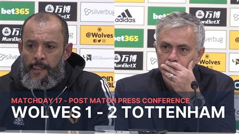 Agora, vão estar em lados opostos da barricada. Wolves v Tottenham 1-2 | Nuno Espirito Santo. Jose ...