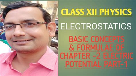 Electric potential is define as the amount of work required to move a unit positive charge from infinity to that point,with out any acceleration, against the electric force. XII PHYSICS,UNIT-1,CHAPTER-3,ELECTRIC POTENTIAL,PART-1 ...