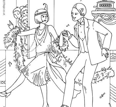 Click the 1920s style woman coloring pages to view printable version or color it online (compatible with ipad and android tablets). 1920s Coloring Pages at GetColorings.com | Free printable ...