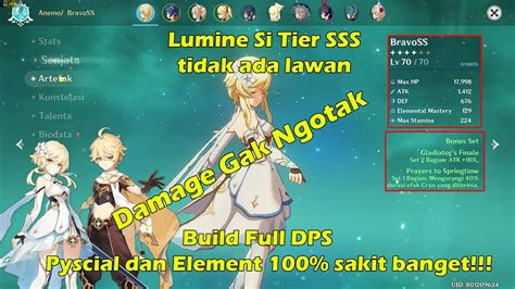 Official fan page of genshin impact. Build Full DPS Traveler Lumine !! DPS Anemo TIER SSS ...