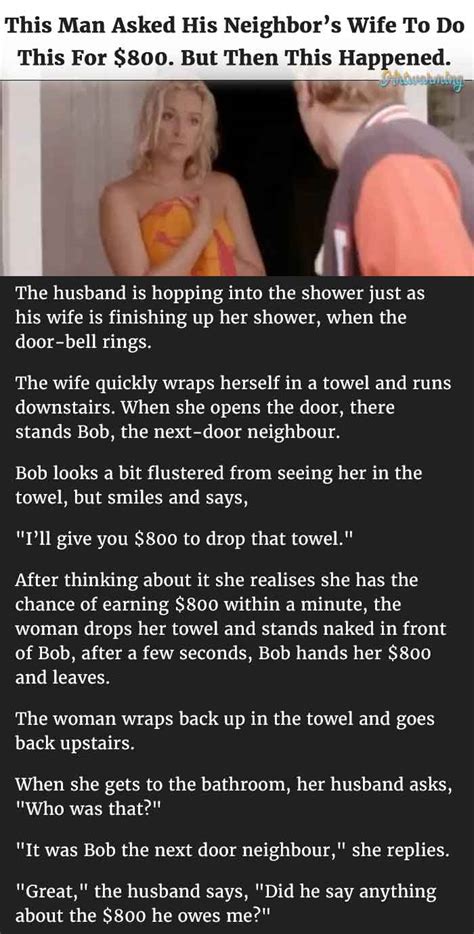 With such expert techniques, catch stunning wives transform into wild sluts! Man Asks Neighbor's Wife To Do This For $800. But Then ...