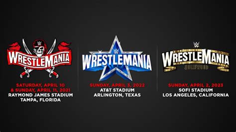 What time does wrestlemania start? WrestleMania Announced for Tampa Bay in 2021; Dallas in ...