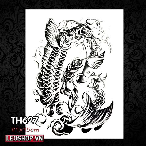 Hình xăm nghệ thuật cá chép hóa rồng.pdf. Vẽ Hình Xăm Cá Chép Đơn Giản / Hinh Ca Chep Tattoo