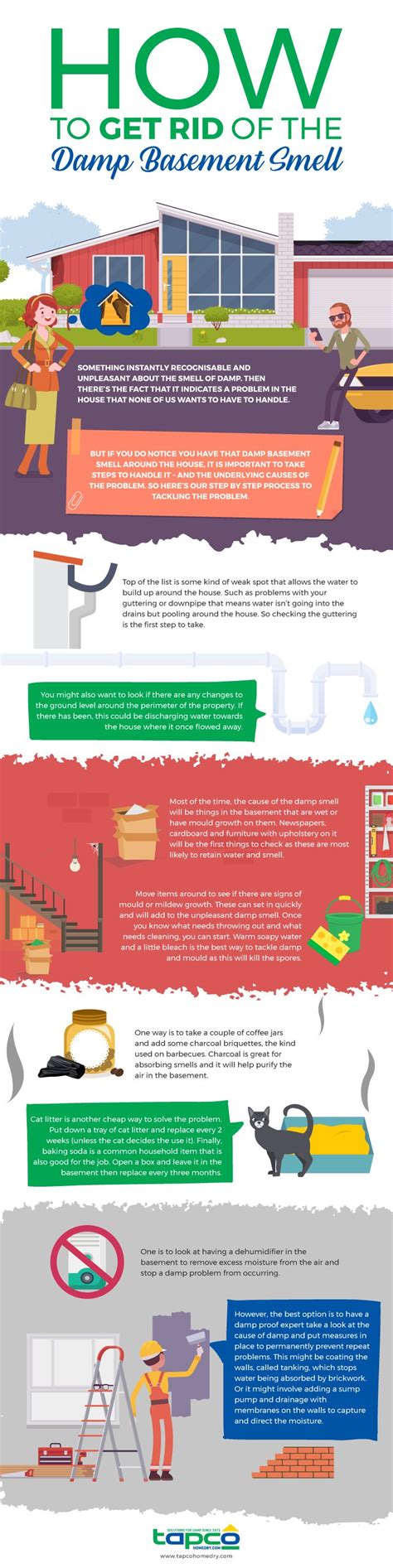 My own basement i did with sheetrock and it like. How to Get Rid of the Damp Basement Smell | Damp basement ...