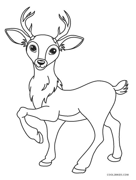 Puppy, dog, wolf, kitten, unicorn, coloring pages for kids, my little pony, paw patrol. Free Printable Deer Coloring Pages For Kids | Cool2bKids