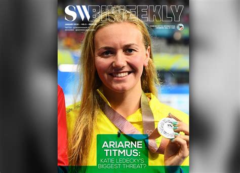 Fast forward to monday and it was. SW Biweekly: Ariarne Titmus - Katie Ledecky's Biggest ...