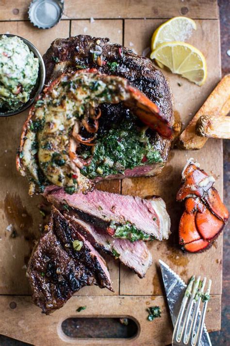 Red lobster seems like a good idea, but some of their meals you really need to avoid. Surf and Turf: Steak and Lobster with Spicy Roasted Garlic Chimichurri Butter | Recipe | Steak ...