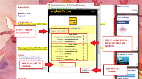 Remember to logout your maybank 2u account! TUTORIAL Payment Gateway using MAYBANK2U PAY - Zaineeta