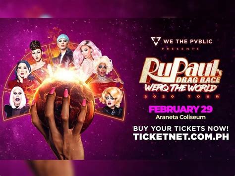 The little show that started as a hodgepodge of reality competition shows has now blossomed into a cultural touchstone. RuPaul's Drag Race Werq The World Tour 2020 is coming to ...