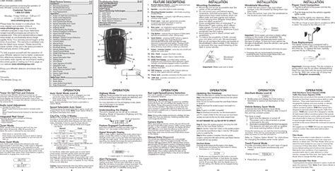 While not completely damning of the product foreign companies' acquisitions in the u.k. The Whistler Group WH23 Radar Detector User Manual Manual ...