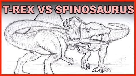 Jetzt möchte ich meine erfahrungen mit ihren kindern teilen. T Rex Malvorlage Frisch Spinosaurus Vs T Rex Coloring ...