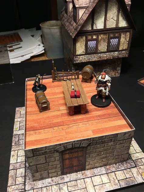 Epic last week with free stuff for all backers. Simple DIY table build using craft sticks. #d&d #tabletopgaming #wargameterrain | Miniature ...