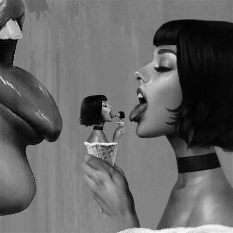 How do we know they're the hottest? Licking Black And White GIF by Feliks Tomasz Konczakowski ...