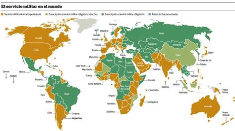Tal es así, que de los países de la ocde sólo cinco tienen voto obligatorio. El servicio militar obligatorio, en decadencia a nivel ...