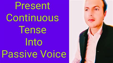 This is a complete guide for you to get expertise active and passive voice formula: Change Present Continuous Tense into Passive Voice - YouTube