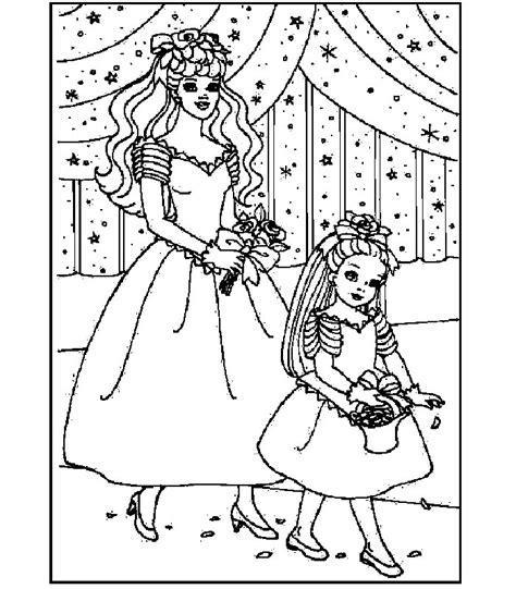 Bellissimi disegni da colorare raffiguranti soggetti e. barbie sposa immagine da colorare n. 25842 - cartoni da ...