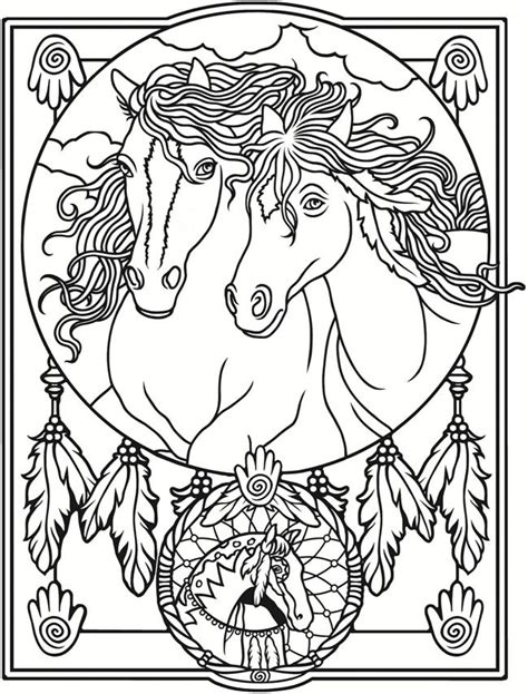 Excellent coloring book for any girl that loves horses. Welcome to Dover Publications / Creative Haven Wild Horses ...