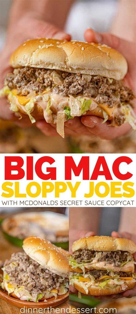 We seriously double the recipe all the time because we can't. Big Mac Sloppy Joes | FaveSouthernRecipes.com