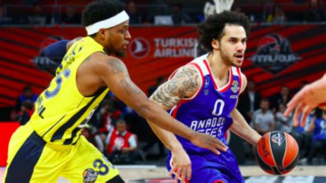 Moerman'la art arda 11 sayı bulan anadolu efes, 25. Fenerbahçe Beko - Anadolu Efes maçı canlı izle