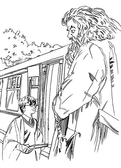 Harry potter coloring pages, ideal for winter. Kids-n-fun.com | 24 coloring pages of Harry Potter and the ...