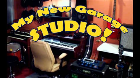 Check Out My Garage Recording Studio! - YouTube