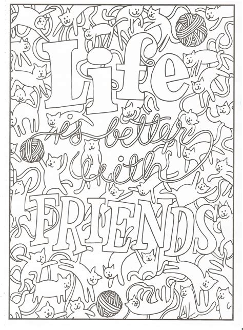 Best friend quotes coloring pages. Pin on Coloring Pages