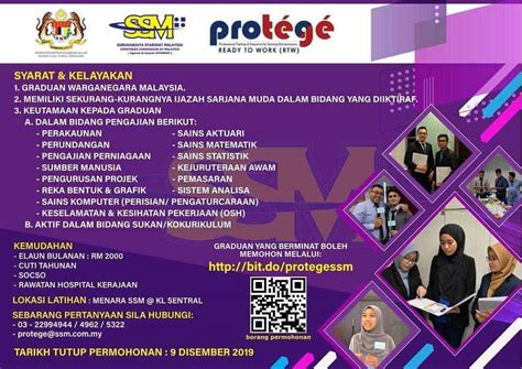 Pelbagai kerja kosong swasta, part time, freelance, full time & internship 2020/2021 terkini. Jawatan Kosong Protege Suruhanjaya Syarikat Malaysia (SSM ...