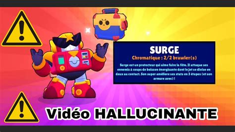 Surge attacks foes with energy drink blasts that split in 2 on contact. *Vidéo folle* Opening nouveau brawler SURGE brawl Stars fr ...