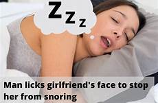 licking snoring licks