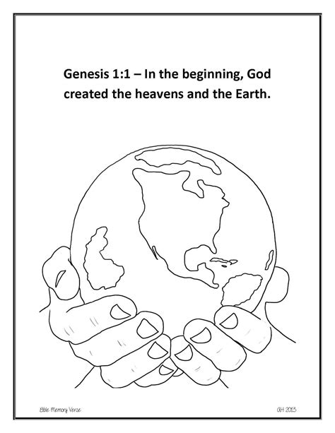 Here are some great bible coloring pages, that portray the magnificent stories and wonderful teachings … free days of creation bible printables. Pin by Everything Good on Art (With images) | Earth ...