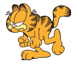 Garfield - LINE stickers | LINE STORE | Garfield cartoon, Garfield wallpaper, Sketch character