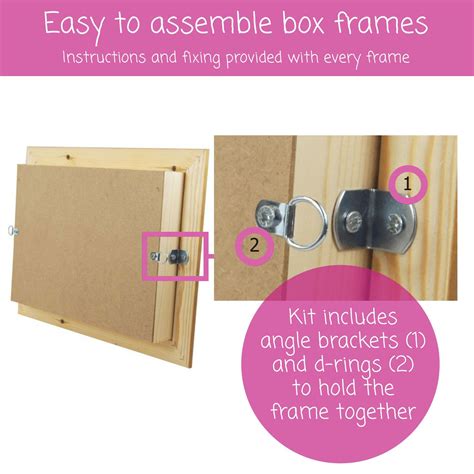 Maybe you would like to learn more about one of these? 12x9" White Deep Box Display Frame / Pink