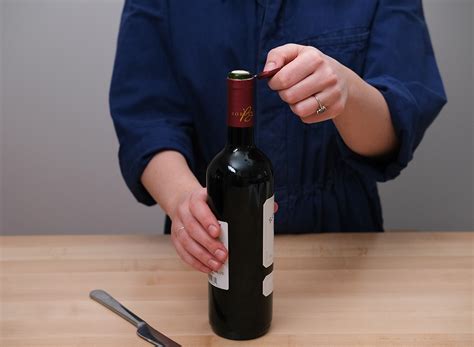 Just heat up the bottle for 1 minute on the neck right below the cork, while turning the bottle around. This Is How to Open Wine Without a Corkscrew | Eat This ...