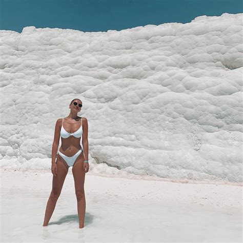 As a tourist, i would rather admire the pools in their natural state from afar and forfeit a bathe if it meant keeping them. Cotton castle | Castle, High neck bikinis, Instagram