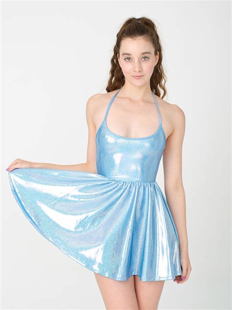 Welcome to the frequent dilemma of 'what to wear to a wedding?'. Shiny Figure Skater Dress. #AmericanApparel | American ...