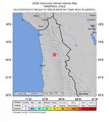 Optimizado para mobile y desktop. Reporte Mundial de Sismos y Terremotos hoy 6 de Noviembre ...