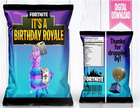 Install the application, and then. Fortnite Chip bag- INSTANT DOWNLOAD in 2020 | Chip bags ...