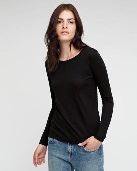 Free shipping on orders over $25 shipped by amazon. Pima Cotton Long Sleeve T-Shirt | Long sleeve tops, Long ...