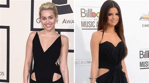 Bar back tmz also noted that grande and some of her friends follow gomez on instagram (though his account is now private), and that gomez seems to run in the. Fashion Face-Off: Miley Cyrus Vs. Selena Gomez - Capital