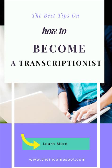 However, transcriptionists who earn the chds certification are required to complete 30 continuing education credits in order to be recertified. The Best Tips on How to Become a Transcriptionist