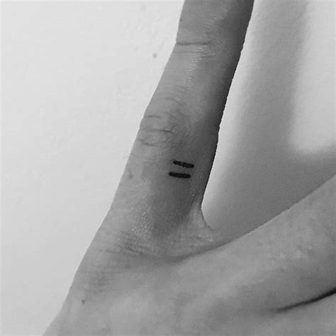 50,000+ vectors, stock photos & psd files. Tiny equality symbol tattoo on the index finger | Symbolic tattoos, Neck tattoo, Equality tattoos