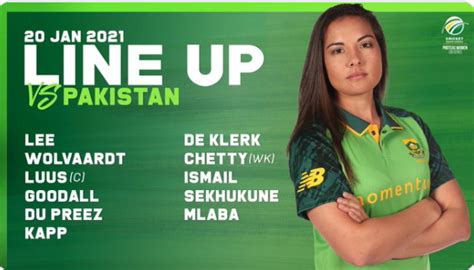 As team pakistan are favorites for today's match win but in the end, the match was stuck after green shirts lost 5 wickets on 200 runs. Pak women vs South Africa Women 1st ODI Live Streaming ...