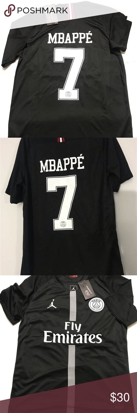 Required fields are marked *. Jersey Mbappe7 PSG Paris Jordan Soccer XLarge NWT | Black ...